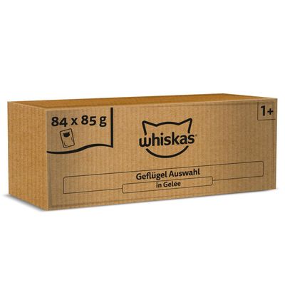 Whiskas 1+ Adult w saszetkach, 84 x 85 g