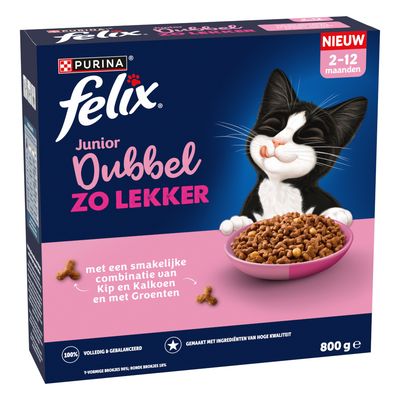 Felix Junior Doppelt lecker, kurczak i indyk
