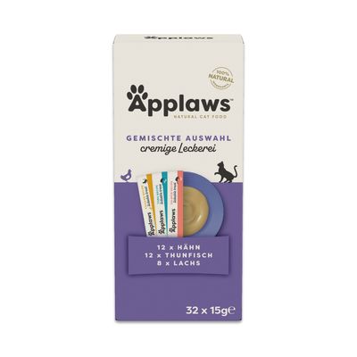 Megapakiet Applaws kremowy przysmak, 32 x 15 g