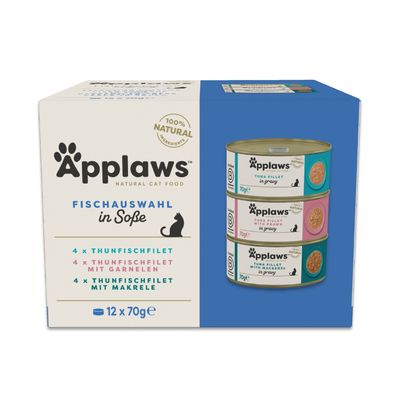 Megapakiet Applaws Cat w sosie, 48 x 70 g