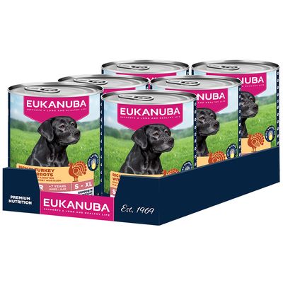 18 + 6 gratis! Eukanuba, karma mokra dla psa, 24 x 400 g
