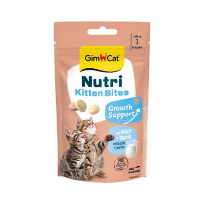 GimCat Nutri Kitten Bites, z mlekiem