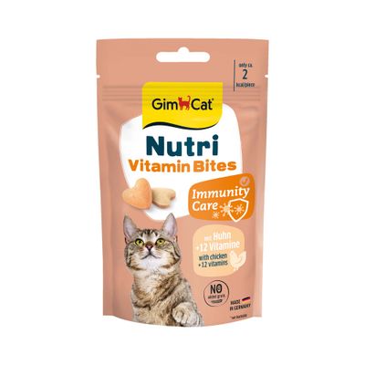 GimCat Nutri Vitamin Bites, z kurczakiem