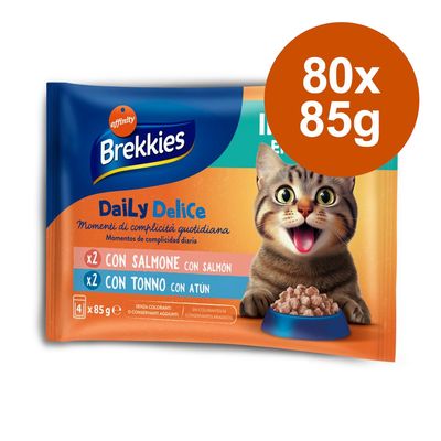 Brekkies Daily Delice Adult Cat, 80 x 85 g