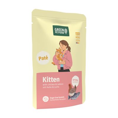 Green Petfood Paté Kitten, 8 x 85 g