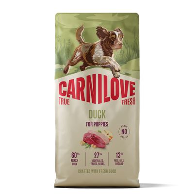 Carnilove True Fresh Puppy, kaczka