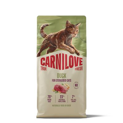 Carnilove True Fresh Sterilised Adult, kaczka