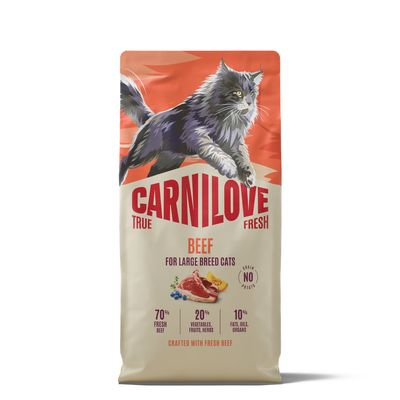 Carnilove True Fresh Large Breed Adult Cat, wołowina