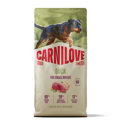 Carnilove True Fresh Adult Small Breeds, kaczka
