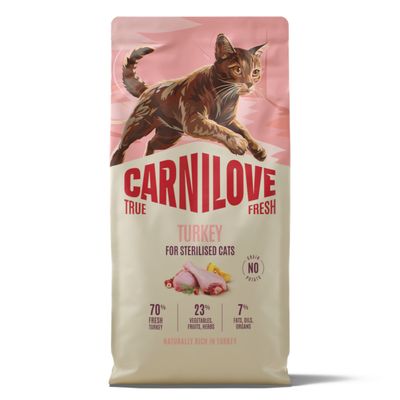 Carnilove True Fresh Adult Sterilised, indyk