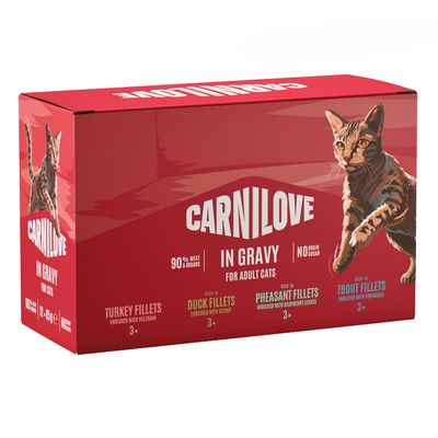 Carnilove Cat w saszetkach, 12 x 85 g