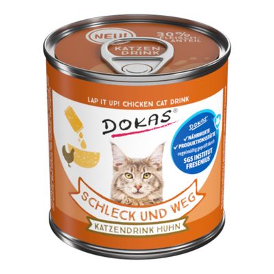 Dokas Schleck und Weg napój dla kotów, z kurczakiem