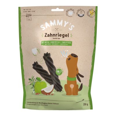 Sammy´s pałeczki do czyszczenia zębów, z jabłkiem, granatem i olejkiem eukaliptusowym