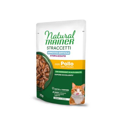 Natural Trainer Straccetti Difficult Appetite Sterilised, paski w sosie