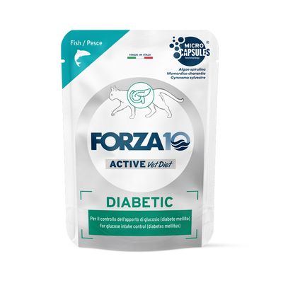 Forza 10 Diabetic Active Vet Diet dla kotów, 12 x 80 g