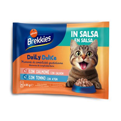 Korzystny pakiet Brekkies Daily Delice, 12 x 85 g