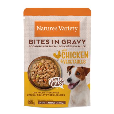 Nature's Variety Bites w sosie Mini Adult, 24 x 100 g