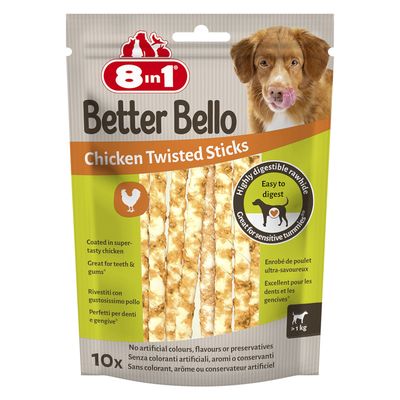 2 + 1 gratis! 3x 8in1 Better Bello, przysmaki dla psa, różne rodzaje