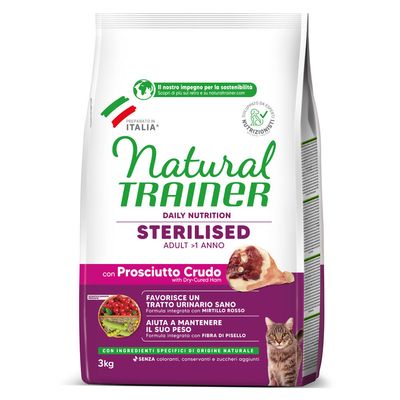 15% taniej! Natural Trainer: 3 kg + Adult, 4 x 85 g