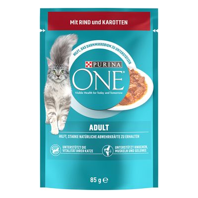 25% taniej! PURINA ONE, karma mokra dla kota, różne rodzaje