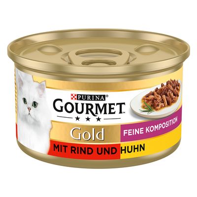 25% taniej! Gourmet Gold, karma mokra dla kota, 24 x 85 g / 48 x 85 g