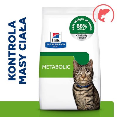 ill's Prescription Diet Metabolic Weight & Diabetes Management, łosoś