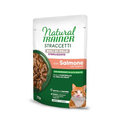 Natural Trainer Straccetti Hairball Sterilised, paski w sosie