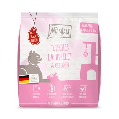MjAMjAM Knusprige Mahlzeiten, łosoś i drób