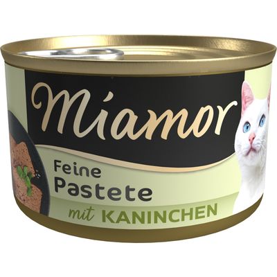 Miamor: Pastete, karma mokra, 12 x 85 g + Kissies z kaczką, przysmak dla kota, 50 g gratis!