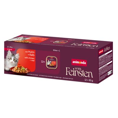 animonda Vom Feinsten Kitten w sosie, 12 x 85 g