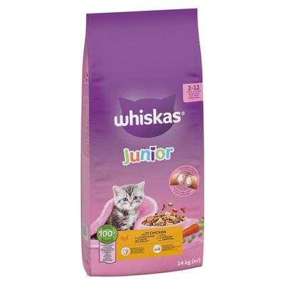 40% taniej! Whiskas, karma sucha, 14 kg