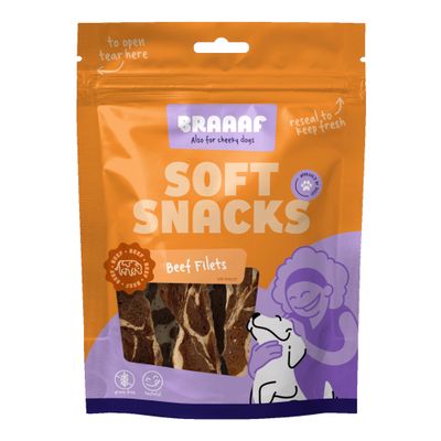 Braaaf Soft Snacks z polędwicą wołową