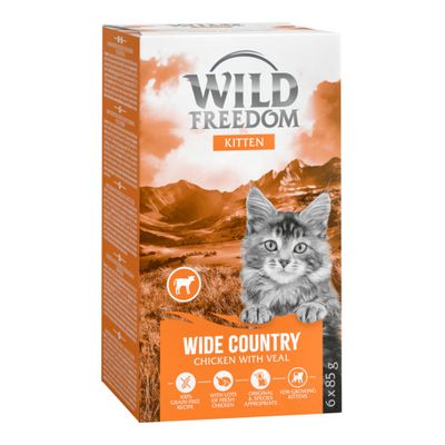 Wild Freedom Kitten, w tackach, 6 x 85 g