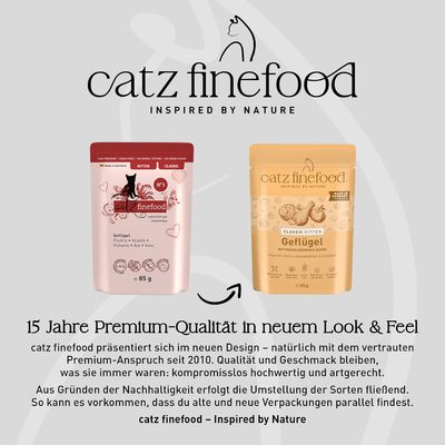 Korzystny pakiet catz finefood Kitten, 24 x 85 g