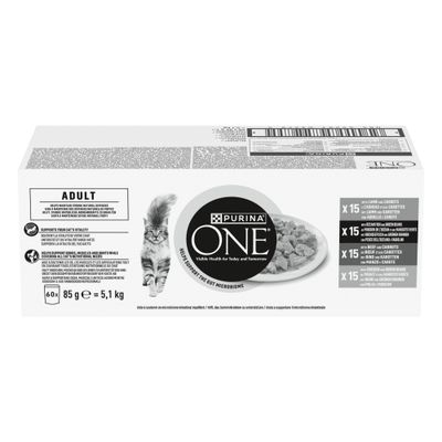 Purina One Adult Cat Mix Meat & Vegetables