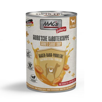 Korzystny pakiet MAC's Dog Vetcare zupa marchwiowa Moro, 24 x 375 g