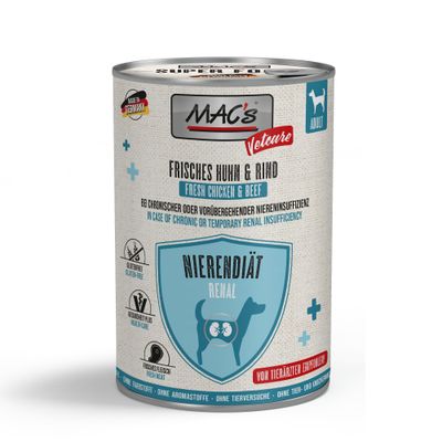 MAC's Dog Vetcare Nierendiät, 6 x 400 g