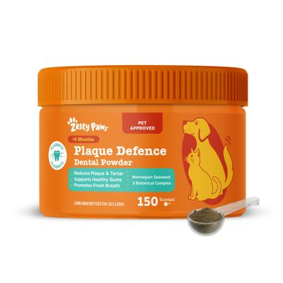 Zesty Paws Plaque Defence proszek do pielęgnacji zębów