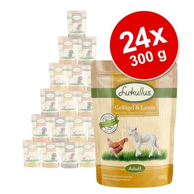 Megapakiet mieszany Lukullus Natural w saszetkach, 24 x 300 g