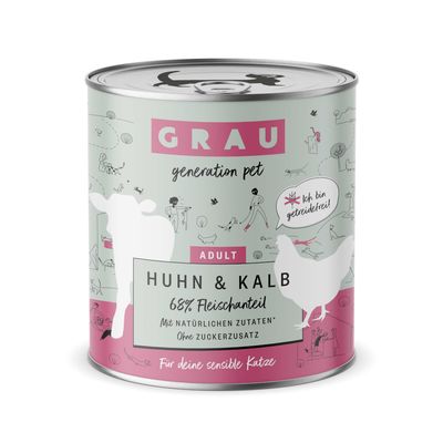 GRAU Adult, bez zbóż, 6 x 800 g
