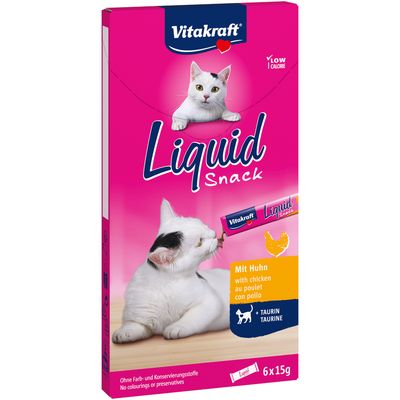 Vitakraft Cat Liquid Snack pasta z kurczakiem i tauryną