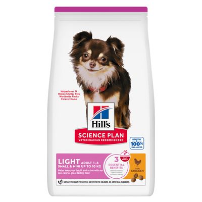 Hill's Science Plan Adult 1-6 Light Small & Mini z kurczakiem