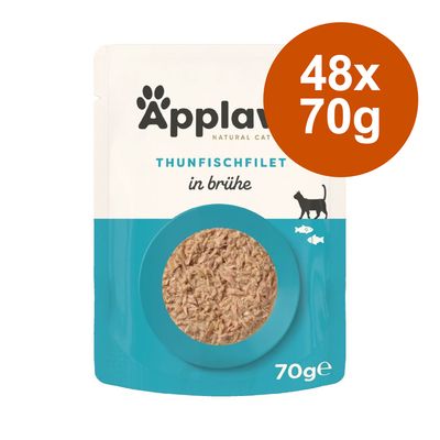 Megapakiet Applaws Cat Natural w bulionie, 48 x 70 g