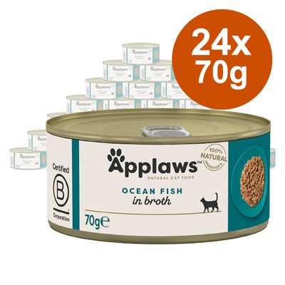 Megapakiet Applaws w bulionie, 24 x 70 g