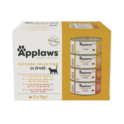 Megapakiet Applaws w bulionie, 24 x 70 g