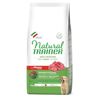 Natural Trainer Adult Maxi z wołowiną