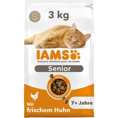IAMS Advanced Nutrition Senior Cat 7+ z kurczakiem
