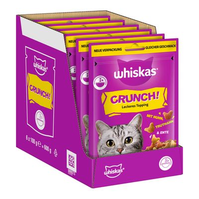 Whiskas Crunch z kurczakiem, indykiem i kaczką