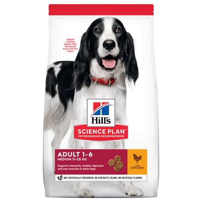 Hill's Science Plan Adult 1–6 Medium, z kurczakiem