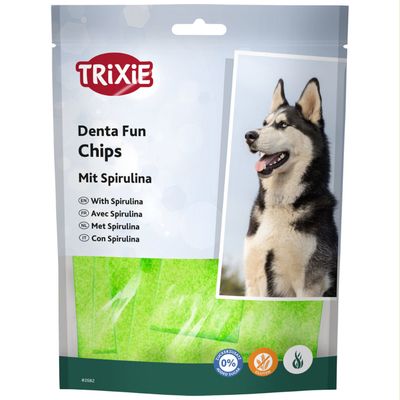 Trixie Denta Fun Chips, ze spiruliną